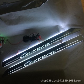 แผ่นกันรอยประตู led สําหรับ Porsche carrera