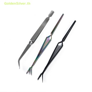 Goldensilver แหนบหนีบเล็บเจลอะคริลิค สีเงิน