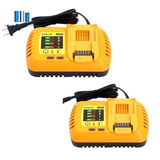 อุปกรณ์ชาร์จแบตเตอรี่ 8A DCB118 สําหรับ Dewalt 10.8V 12V 14.4V 18V 20V DCB200 DCB101 DCB115 DCB107 DCB105 DCB140