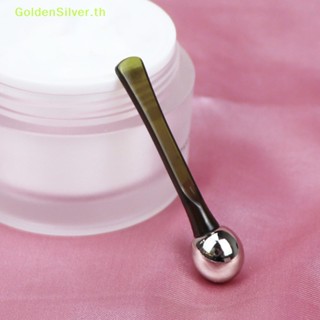 Goldensilver ไม้พาย อัลลอย แบบบาง สีเงิน สําหรับนวดรอบดวงตา ลดริ้วรอย