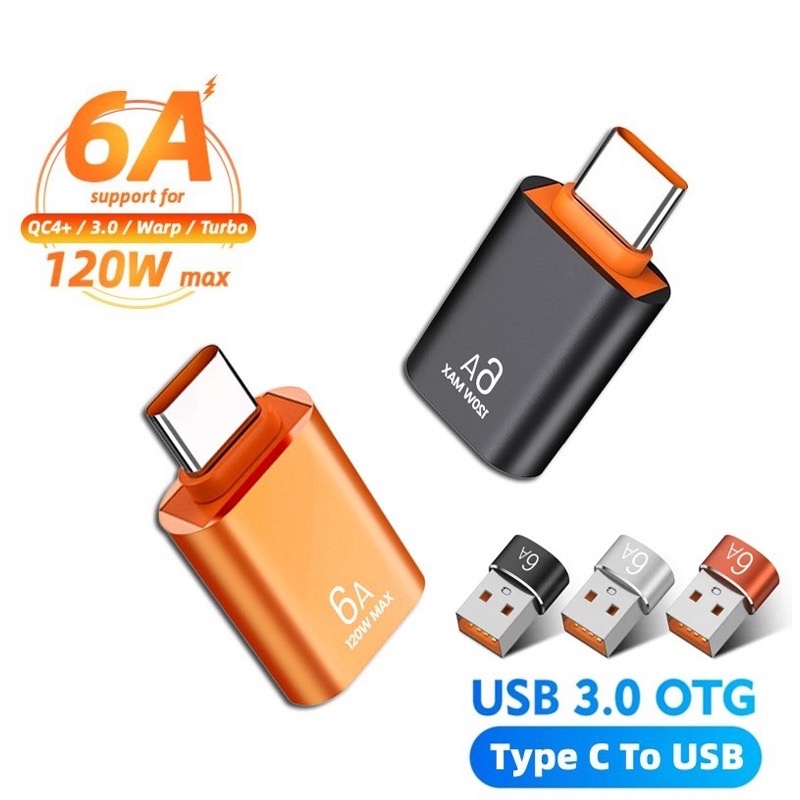 อะแดปเตอร์แปลง USB-C Male Type C to USB TO TYPE-C Adapter 3.1 A Female Data อแดปเตอร์ USB เป็น Type-C และ TypeC เป็น USB