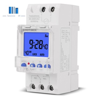 Sinotimer TM928RAKL เครื่องจับเวลาอัจฉริยะ หน้าจอขนาดใหญ่ 85-265V 16A 1 ชิ้น