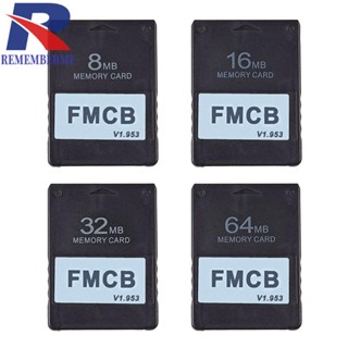 [rememberme.th] การ์ดหน่วยความจํา FMCB Free McBoot v1.953 สําหรับ Sony PS2 8MB 16MB 32MB 64MB