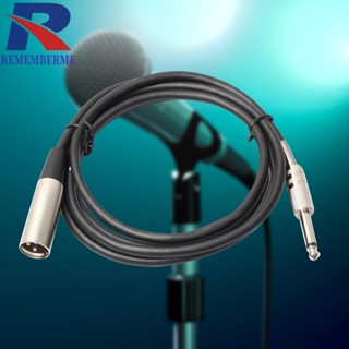 [rememberme.th] Xlr 3-Pin Male to 1/4in Mono Plug สายเคเบิ้ลไมโครโฟน