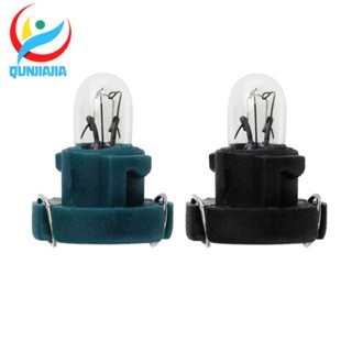 [qunjiajia.th] หลอดไฟแดชบอร์ด T3 LED 12V สําหรับรถยนต์ 10 ชิ้น