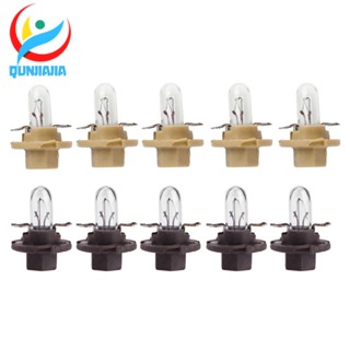 [qunjiajia.th] หลอดไฟแดชบอร์ด T5 LED 12V สําหรับรถยนต์ 5 ชิ้น