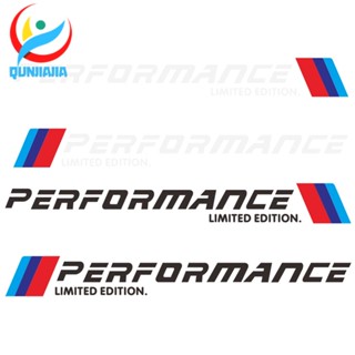 [qunjiajia.th] สติกเกอร์สะท้อนแสง M Performance Limited Edition สําหรับติดตกแต่งประตูรถยนต์ 2 ชิ้น