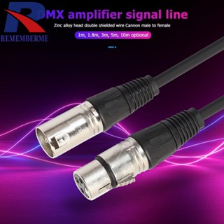 [rememberme.th] สายเคเบิลไมโครโฟน XLR 3 Pin XLR ตัวผู้ เป็นตัวเมีย สําหรับเครื่องขยายเสียงมิกเซอร์