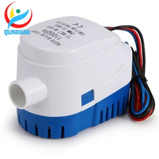 [qunjiajia.th] Dc 12V 24V ปั๊มลมอัตโนมัติ สวิตช์ลอยน้ําในตัว สําหรับเรือคายัค เรือทะเล