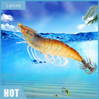 [Laicee.th] เหยื่อตกปลาหมึกประดิษฐ์ เรืองแสง เหมือนจริง พร้อมลูกบอลทังสเตนภายใน
