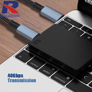 [rememberme.th] สายชาร์จ USB 4.0 Type C 40Gbps 240W PD3.1 สําหรับ PS5 Switch