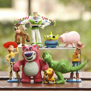  9PCS Toy Story Handmade Doll Decoration/Cake Decoration/Childrens Christmas Toy Gifts