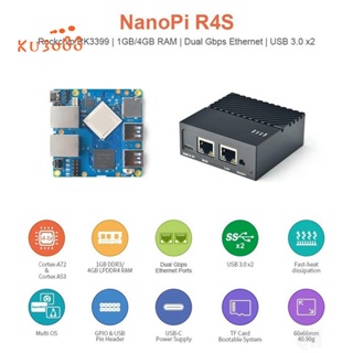 เราเตอร์บอร์ดพัฒนา NanoPi R4S Rockchip RK3399 4GB RAM Dual Gigabit Ethernet Port USB3.0