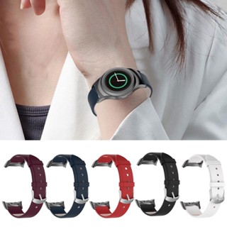 Et- สายนาฬิกาข้อมือหนัง ติดตั้งง่าย ใส่สบาย ปรับได้ สําหรับ Samsung Gear S2 s3