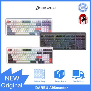 Dareu A98master คีย์บอร์ดไร้สาย บลูทูธ สามโหมด