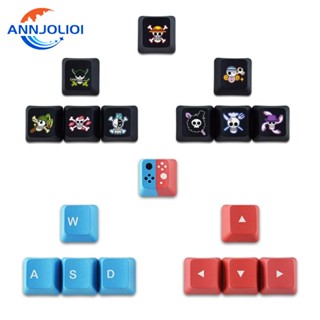 Ann ปุ่มกดคีย์บอร์ด PBT แบบหนา สําหรับ WASD Direction ESC Mechanical Keyboard OEM Dye Sub 9 ชิ้น