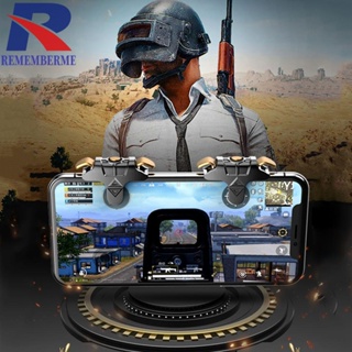 [rememberme.th] จอยเกมทริกเกอร์ โลหะ สําหรับ PUBG Mobile Gamepad for iOS Android 2 ชิ้น