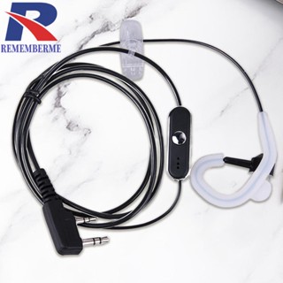 [rememberme.th] ชุดหูฟังไมโครโฟน PTT 2 Pin สําหรับวิทยุสื่อสาร BAOFENG KENWOOD Retevis HYT