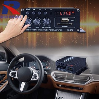 [rememberme.th] Ak-370 เครื่องขยายเสียงดิจิทัล HIFI บลูทูธ 2.0 ช่องทาง 12V