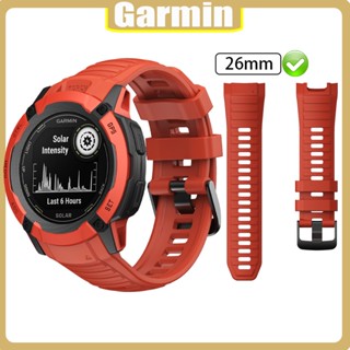 Lereach สายนาฬิกาข้อมือซิลิโคน สําหรับ Garmin Fenix 5X Plus 7X 6X Pro Fenix 3 Sapphire 3 HR ความยาว 100 มม. ความกว้าง 26 มม.