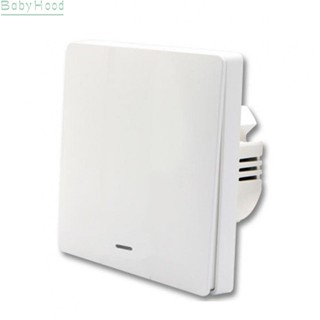 【Big Discounts】WiFi Wall Light Touch Panel Switch 2.4GHz Switch Smartphone Remote Control 1Gang#BBHOOD