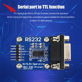 [rememberme.th] ชิปบอร์ดโมดูลแปลง Waveshare RS232 SP3232 3V-5.5V DB9 เป็น TTL ESD SP3232