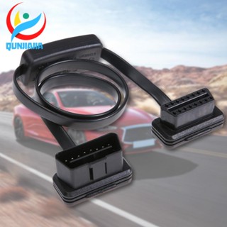 [qunjiajia.th] สายเคเบิลต่อขยาย OBD 2 16 Pin OBD 2 Auto ELM327