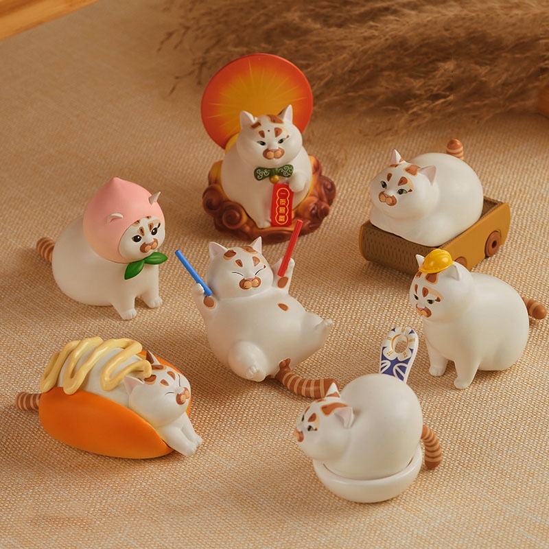 โมเดลฟิกเกอร์ Lou Lou Xiao Piggy Series 2 ของเล่นสําหรับเด็ก