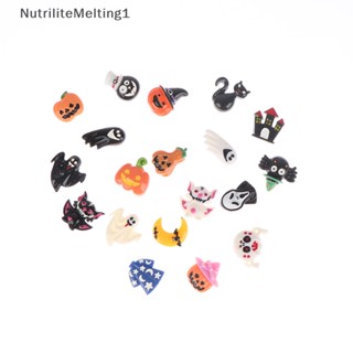 [NutriliteMelting1] ที่คาดผม ลายฟักทองผี โครงกระดูก ฮาโลวีน สําหรับตกแต่งเคสโทรศัพท์ 2 ชิ้น [TH]