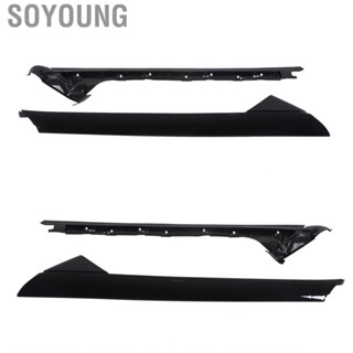 Soyoung Windshield A Pillar Trim  BB5Z-7803137-AB Gloss Black Simple Installation for Automobile