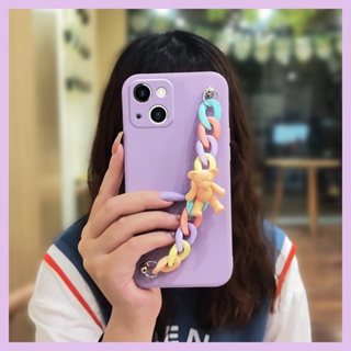 Skin feel silicone Simplicity Phone Case For iphone14 Plus Lens package Liquid silicone shell soft shell phone case