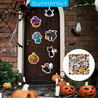 [Sunnimix1] สติกเกอร์ธีมฮาโลวีน กันน้ํา สําหรับเด็ก ผู้ใหญ่ 100 ชิ้น