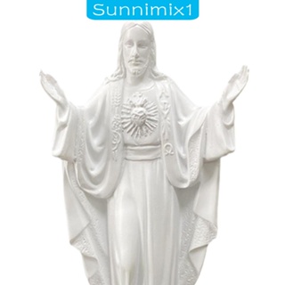 [Sunnimix1] ฟิกเกอร์เรซิ่น รูปปั้นพระเยซู ศาสนา สําหรับตกแต่งบ้าน โต๊ะทํางาน รถยนต์