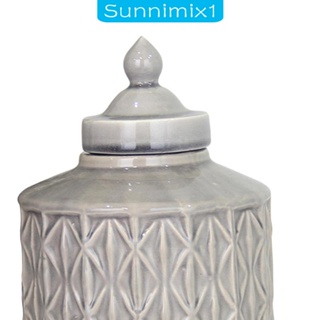 [Sunnimix1] แจกันดอกไม้ สไตล์โมเดิร์น พร้อมฝาปิด ทนทาน สําหรับตกแต่งบ้าน ฟาร์ม ชา ลูกกวาด