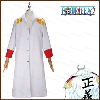 Cool ONE PIECE Monkey D Garp ชุดเสื้อคลุมคอสเพลย์ อนิเมะ ฮาโลวีน ใหม่