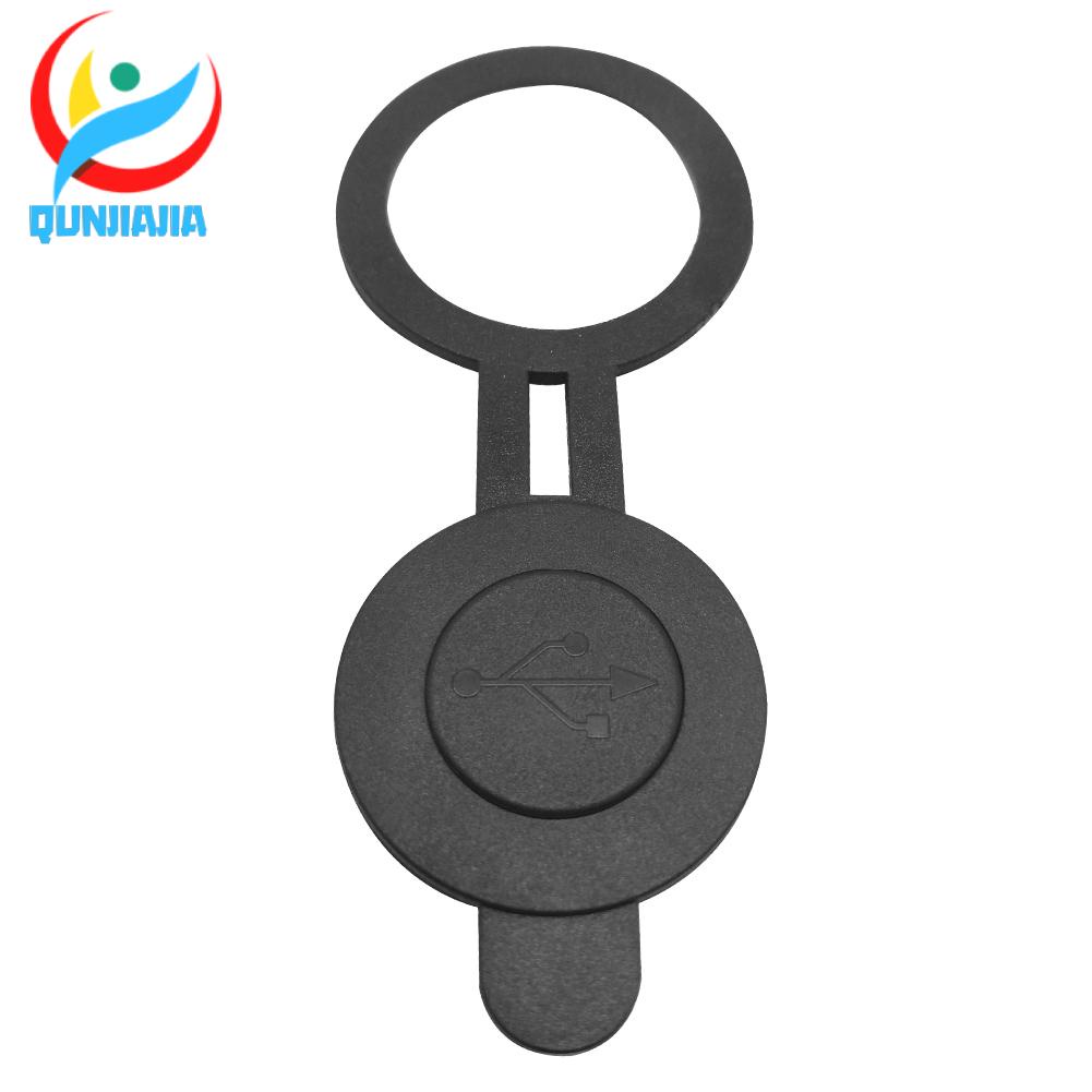 [qunjiajia.th] ผ้าคลุมที่ชาร์จ USB ทรงกลม กันน้ํา กันฝุ่น เส้นผ่าศูนย์กลาง 30 มม. สําหรับรถยนต์ รถจักรยานยนต์ ราคา ถูกที่สุด ดีลบีเคเค