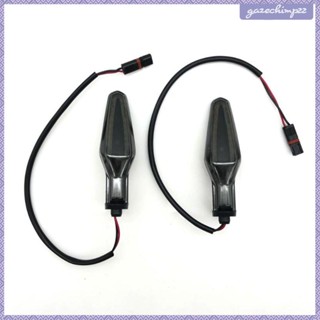 [Gazechimp] ไฟเลี้ยว LED ด้านหน้า อุปกรณ์เสริม สําหรับรถมอเตอร์ไซด์ 2 ชิ้น