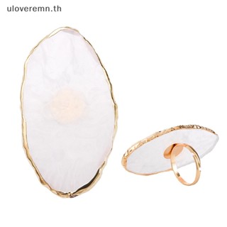 Ulo จานสีเรซิ่น หิน สําหรับตกแต่งเล็บ DIY 1 ชิ้น