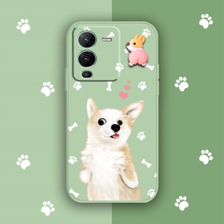 soft shell cute Phone Case For VIVO S15 5G Anti-fall Skin-friendly feel Skin feel silicone protective case Rotating bracket