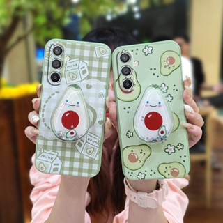 The New phone case Phone Case For Samsung Galaxy A54 5G/SM-A546V/U/B Rotatable stand Glitter Cartoon ins Anti-fall