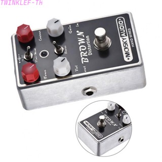 แป้นเหยียบเอฟเฟคกีตาร์ Delay Reverb Distortion Mosky Brown คุณภาพสูง 1 ชิ้น