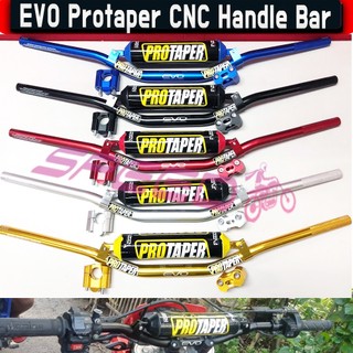 Handle Bar Evo Protaper *80 Cm Long *Handle Bar With Riser (28Mm) *1 Set (Handle Bar, Foam And Rise