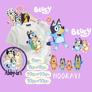 สติกเกอร์รีดติดเสื้อผ้า ลายการ์ตูนน่ารัก ซักล้างได้ สีฟ้า DIY