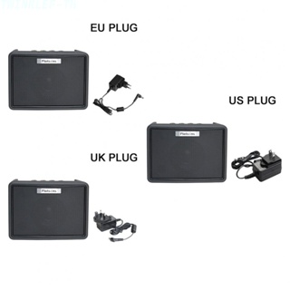 แอมป์กีตาร์ DC9V Flanger สีดํา ลําโพง กีตาร์ อะไหล่กีตาร์ แบบพกพา