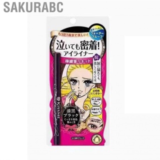 Sakurabc Eyeliner Pen Long Lasting Sweatproof Ultra Fine Nib Plastic  Eye Liner for Women