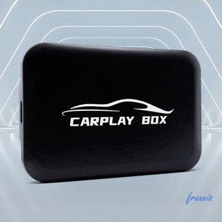 กล่อง Carplay Ai 2023 สําหรับ Iphone แบบมีสาย เป็นไร้สาย Carplay Dongle อะแดปเตอร์เล่นในรถยนต์ สําหรับ Netflix YouTube WiFi BT กล่องสตรีมมิ่งอัตโนมัติ [Francis.th]