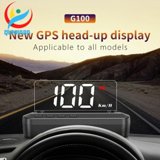 [qunjiajia.th] เครื่องวัดความเร็วดิจิทัล GPS โปรเจคเตอร์ HUD สําหรับรถยนต์