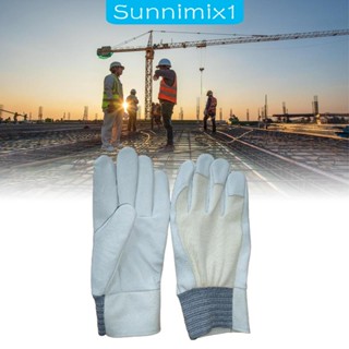 [Sunnimix1] ถุงมือเชื่อมไฟฟ้า ระบายอากาศ ทนทาน สําหรับตั้งแคมป์ ทําสวน แบกเป้