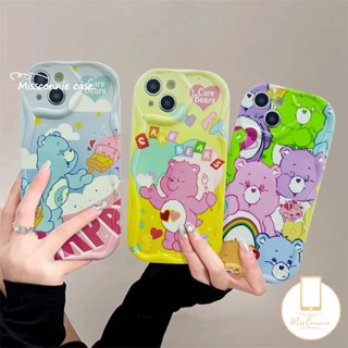 เคสโทรศัพท์มือถือ ขอบโค้ง ลายการ์ตูนหมีสายรุ้ง 3D หลากสี สําหรับ Infinix Hot 12 Play 20 Play 30 11 10 Play Hot 30i 9 8 Play 10Lite Smart 6Plus 7 6 5 Note 12 G96