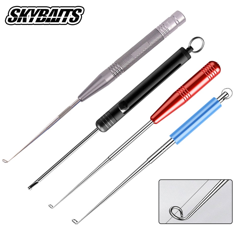 Skybaits ที่ถอดตะขอเบ็ดตกปลา สเตนเลส ปลอดภัย ถอดตะขอเร็ว ถอดรอกตกปลา